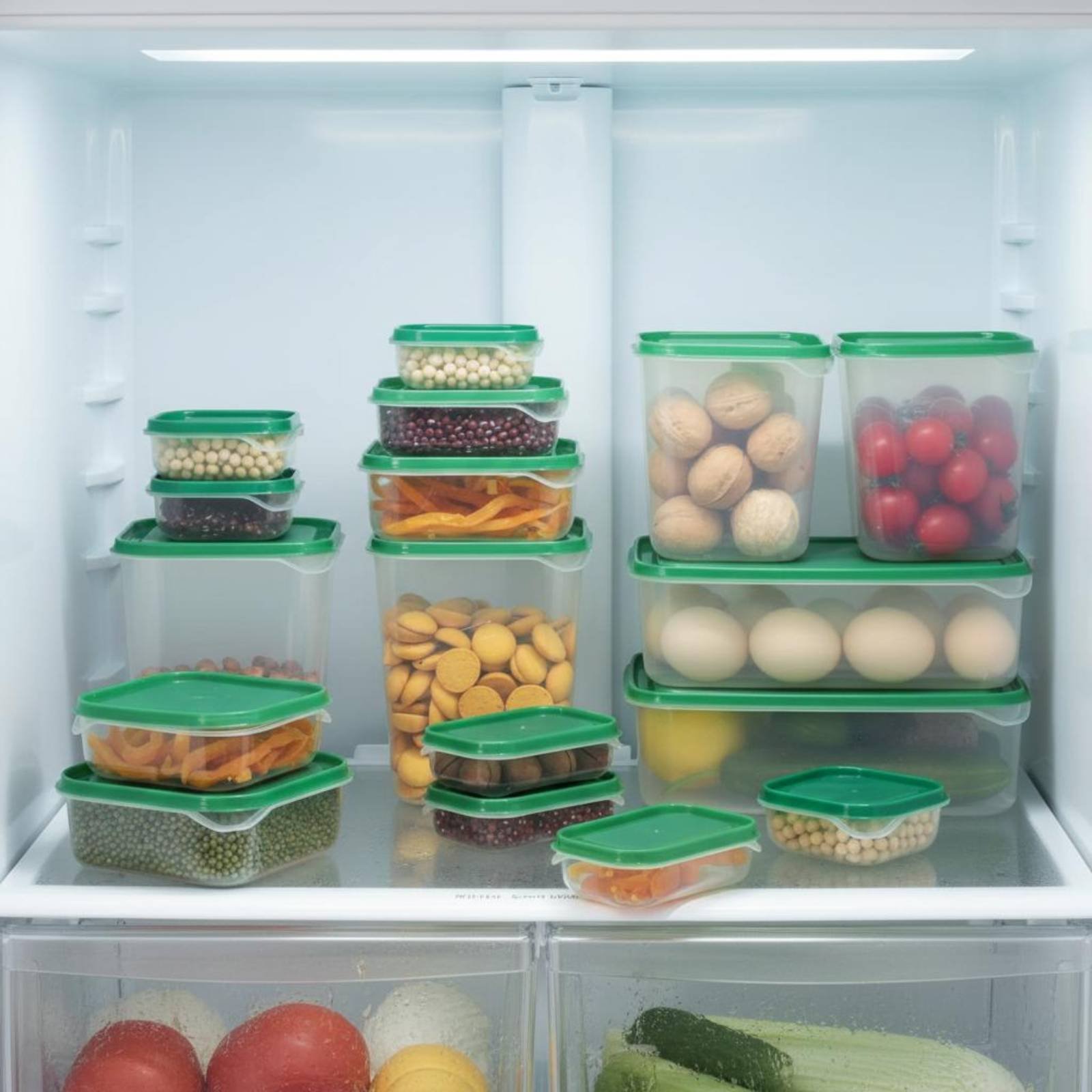 Food Storage Lid - Набор из 17 герметичных пластиковых контейнеров