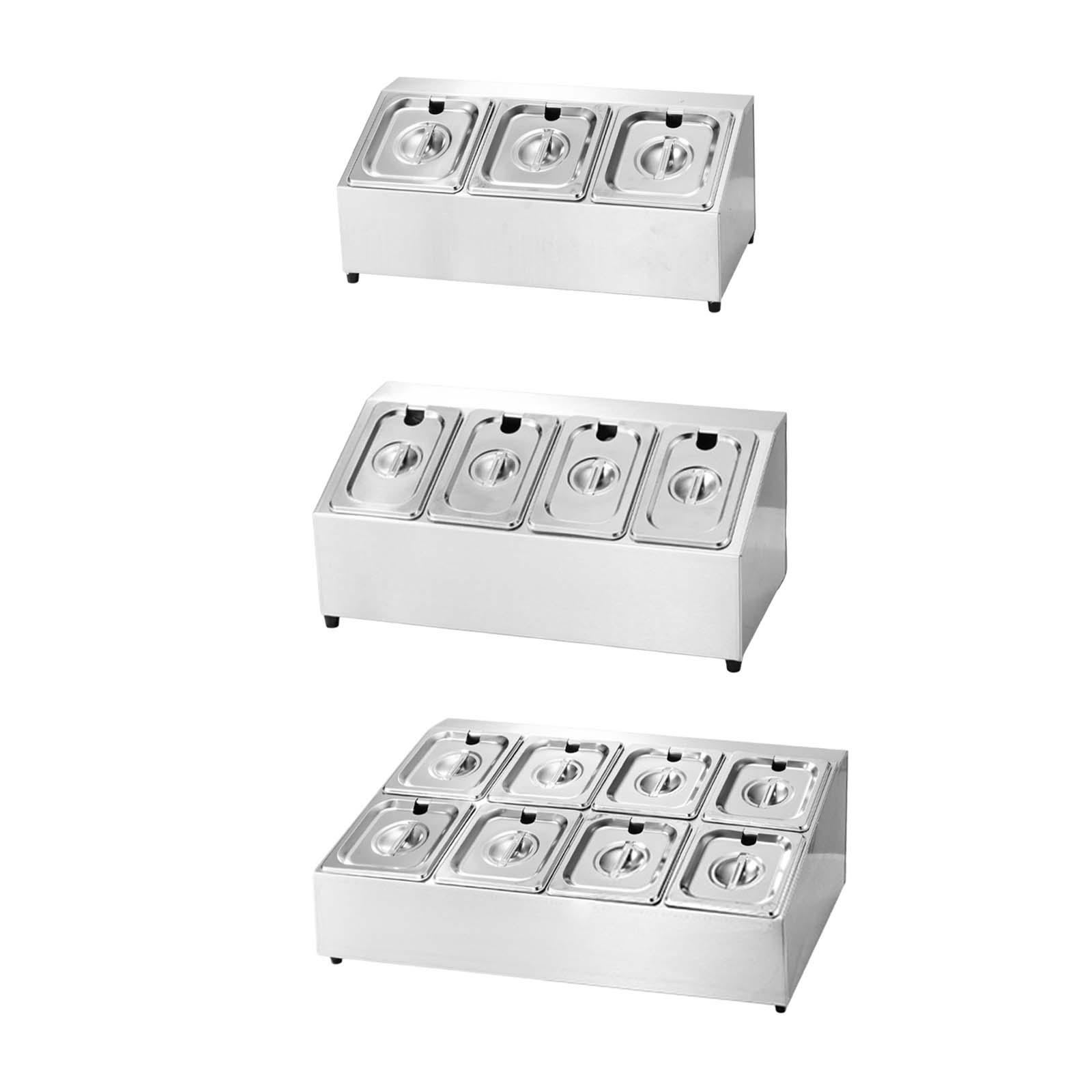 Food Storage Hot Box - Коммерческий поднос для соусов с крышкой,