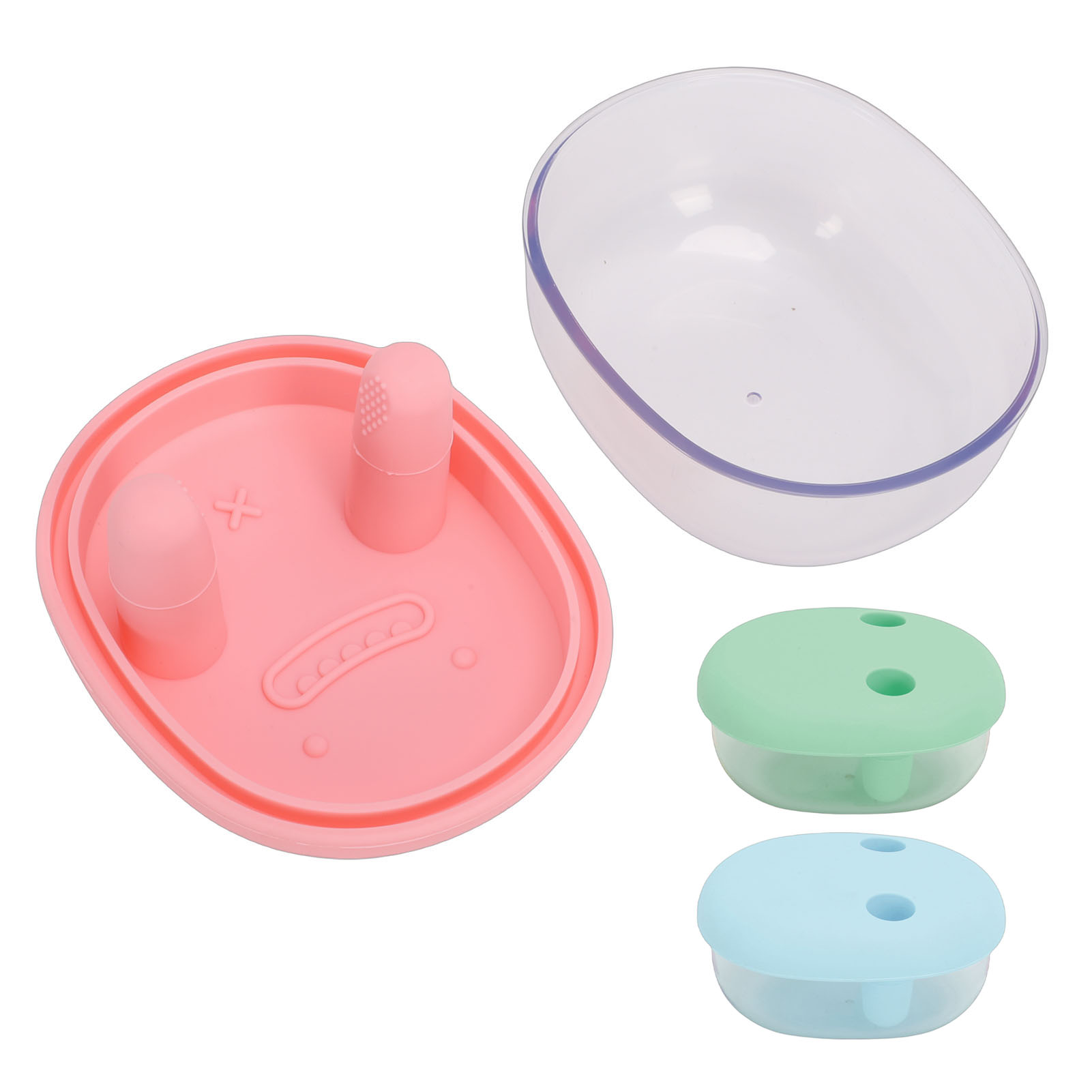 Food Storage Silicone - Контейнер для закусок 2-в-1 без беспорядка,