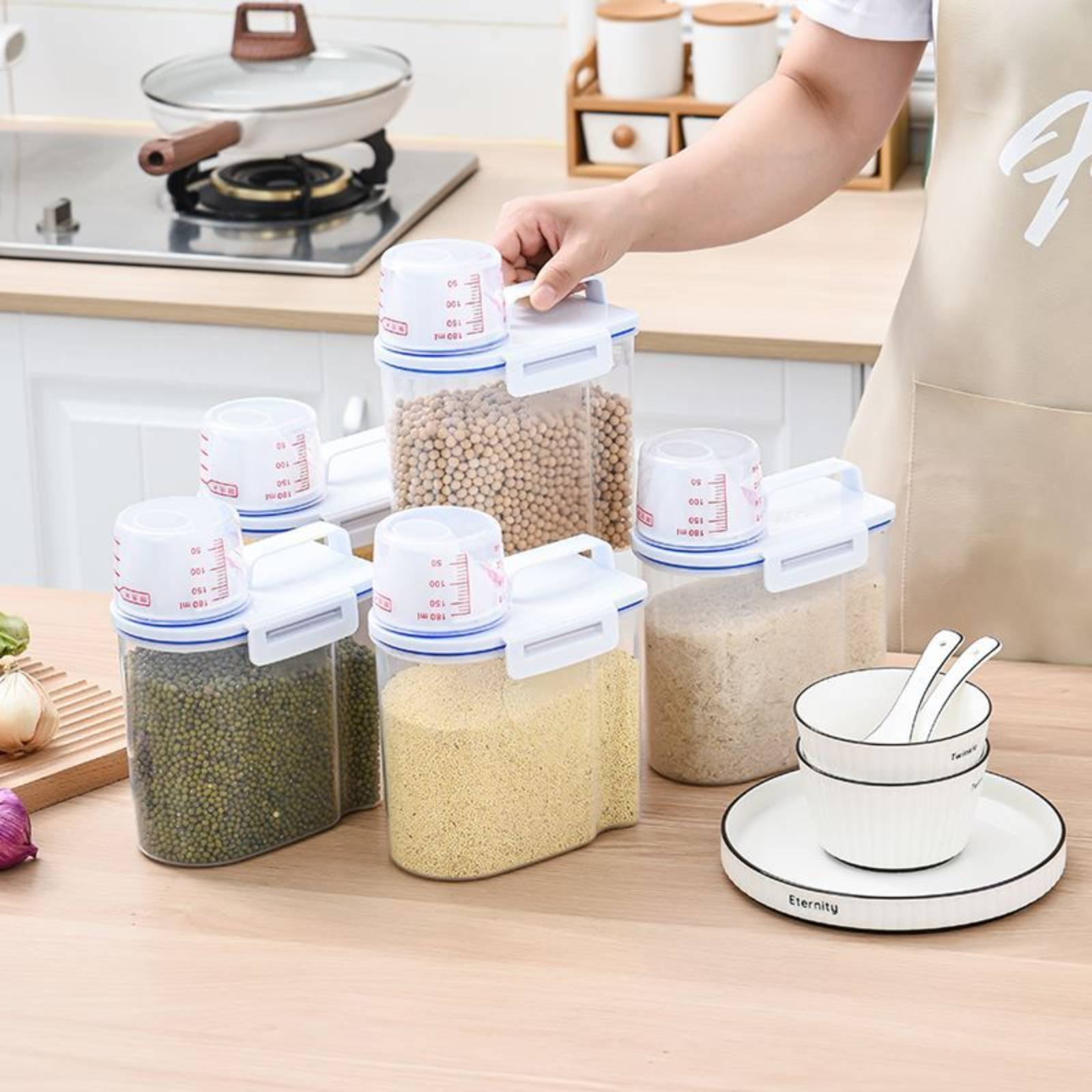 Food Storage Safe - Контейнер для хранения риса, безопасный дозатор