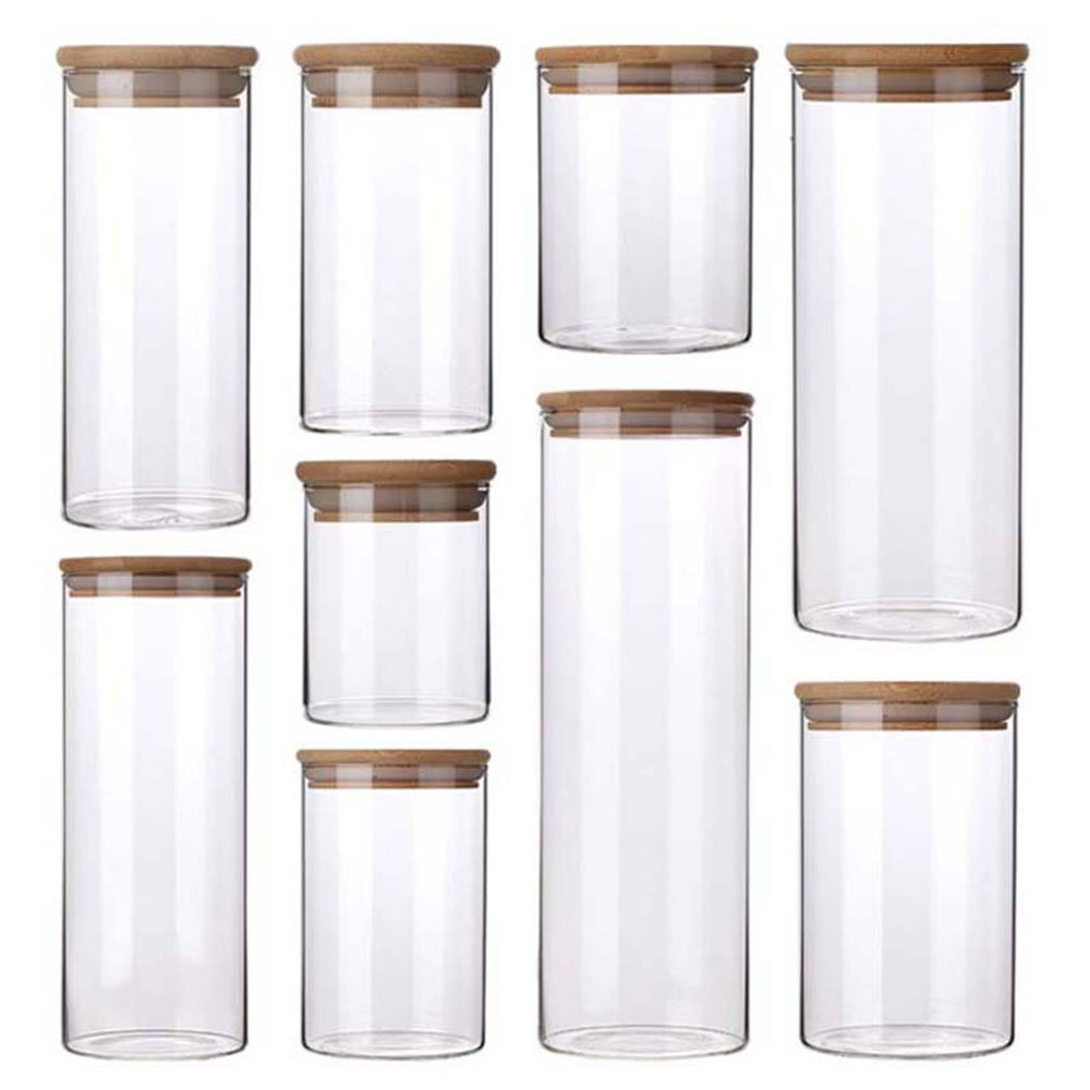 Food Storage Glass Box - 4/8 шт., 250 мл, 500 мл,