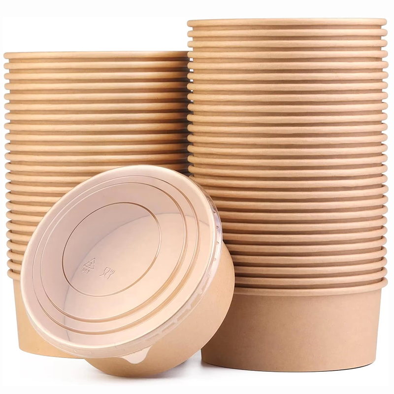 Food Storage Hot Box - 15 шт. бумажных контейнеров из крафт-бумаги,