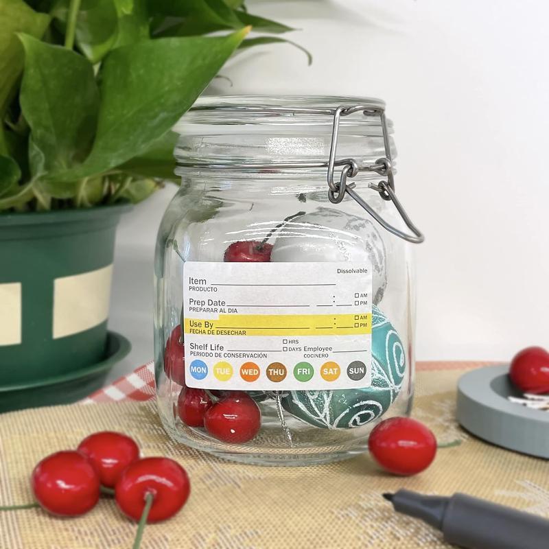 Food Storage Prep Containers - Этикетки для продуктов, 250 шт. в