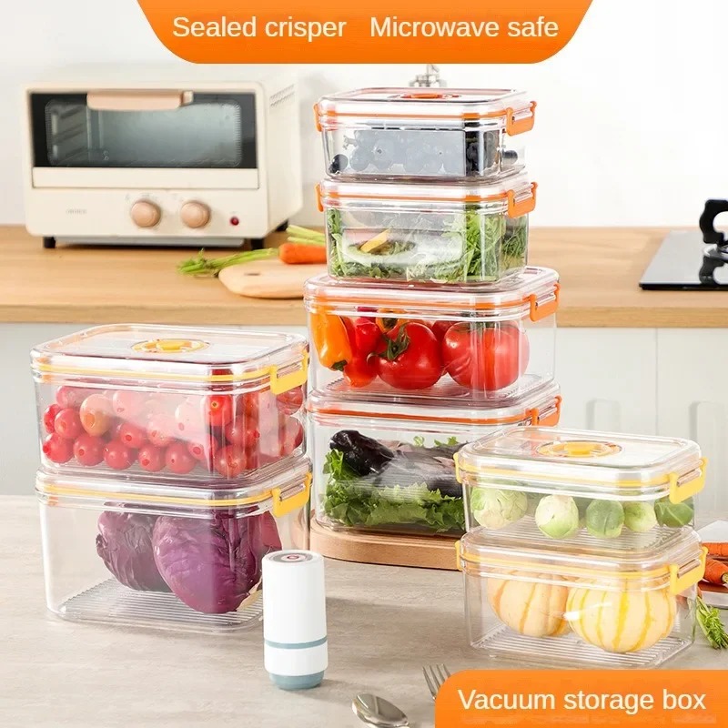 Food Storage With Dividers - Вакуумная коробка для хранения свежести, герметичная