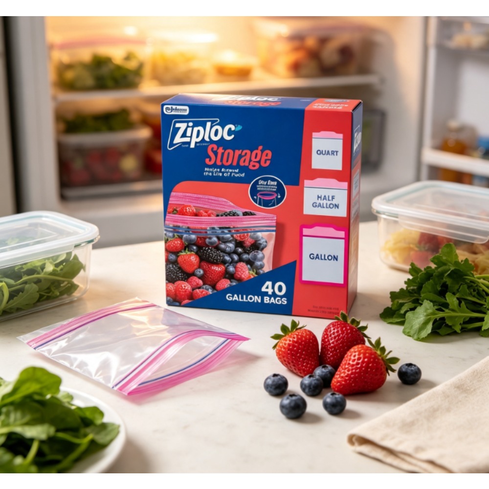 Food Storage Technology - Пакеты для хранения продуктов Ziploc, школьные