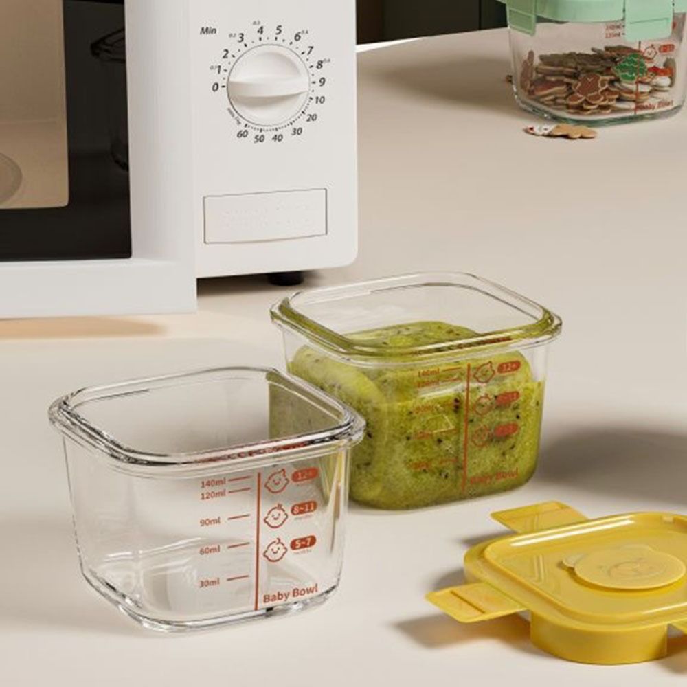 Food Storage Glass Box - Новая стеклянная банка для хранения детского