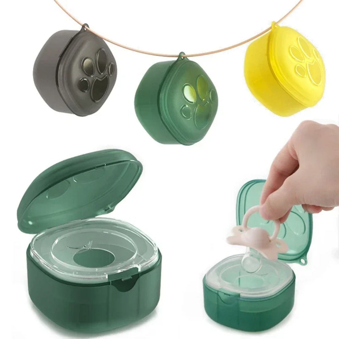 Food Storage Silicone - Пищевая силиконовая коробка для соски, детский