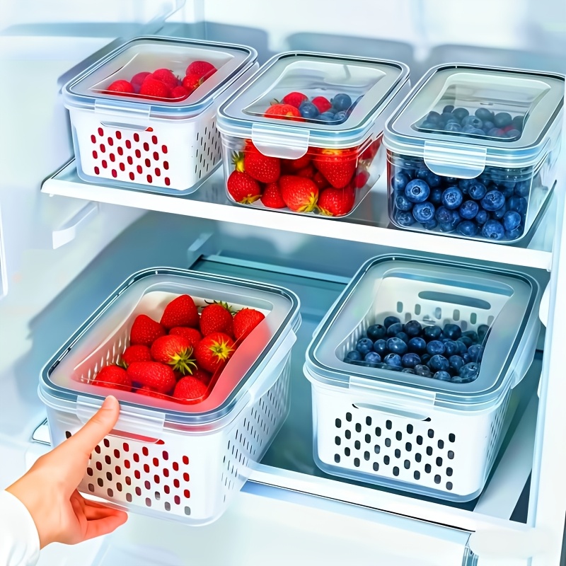 Food Storage Prep Containers - Набор из 4 герметичных контейнеров для