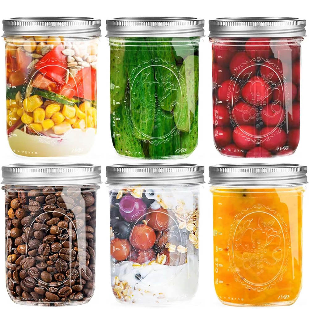 Food Storage Lid - Банки Мейсона с широким горлом, 16