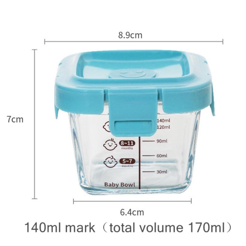 Food Storage Glass Box - Термостойкий контейнер для хранения Spock 3-в-1:
