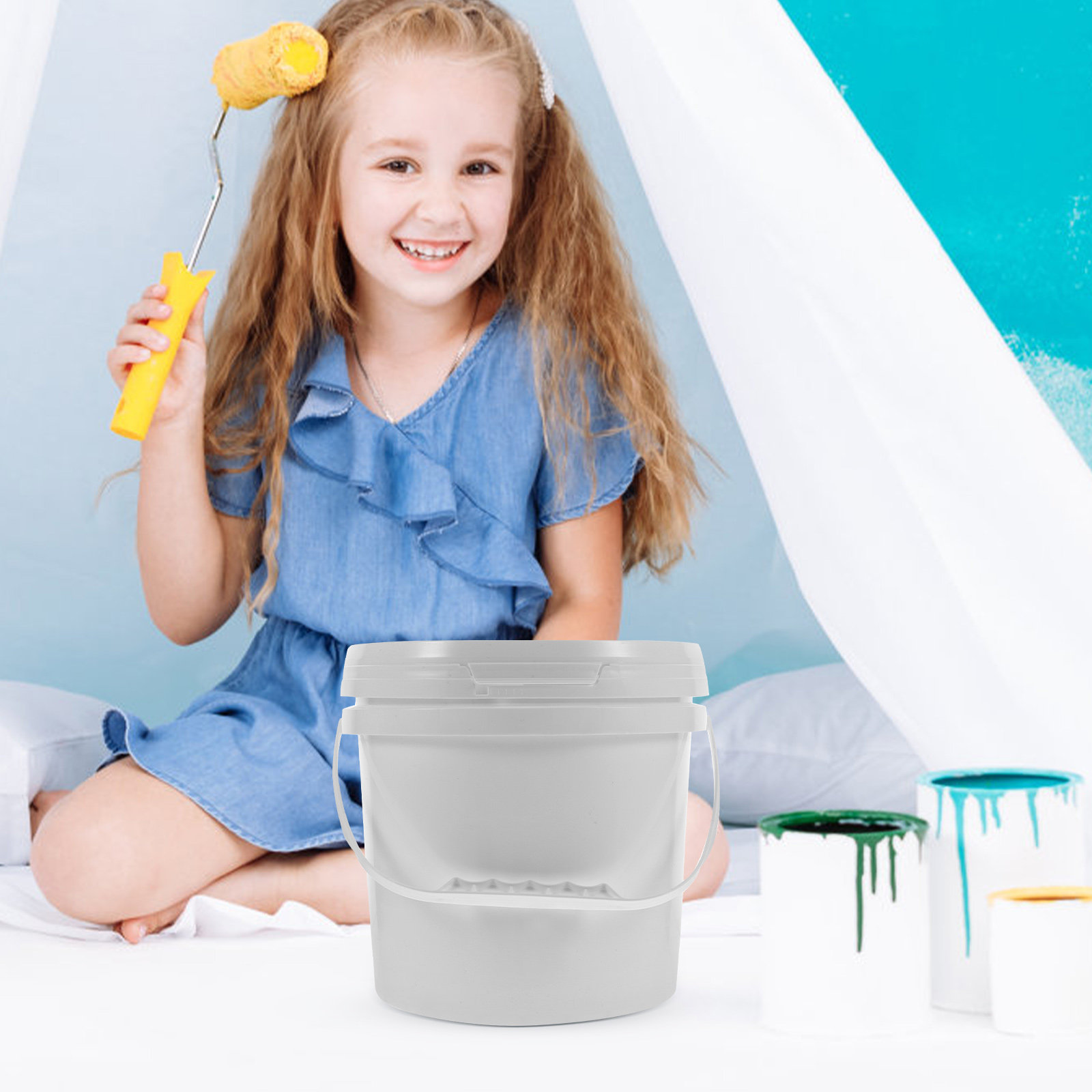 Food Storage Safe - Прочный пластиковый ведро для краски с
