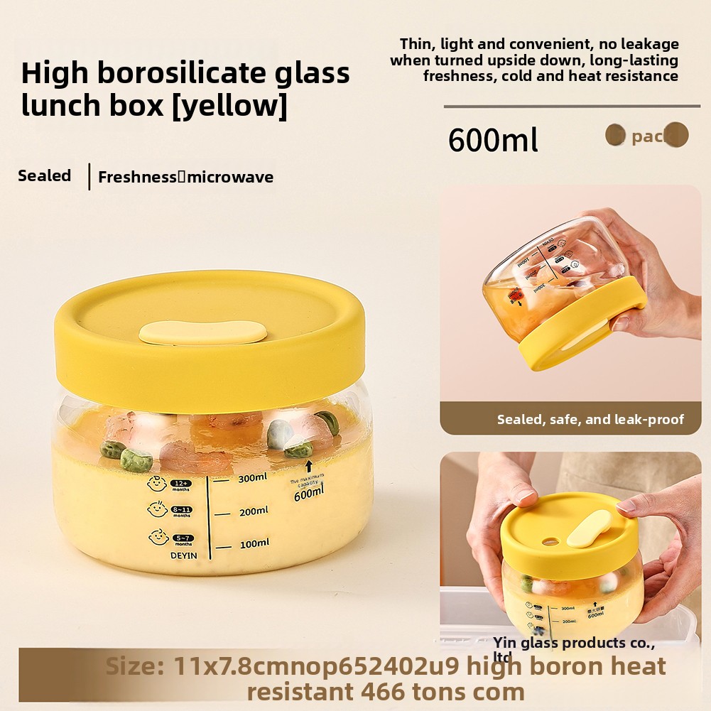 Food Storage Safe - Стеклянный контейнер для хранения продуктов, герметичная