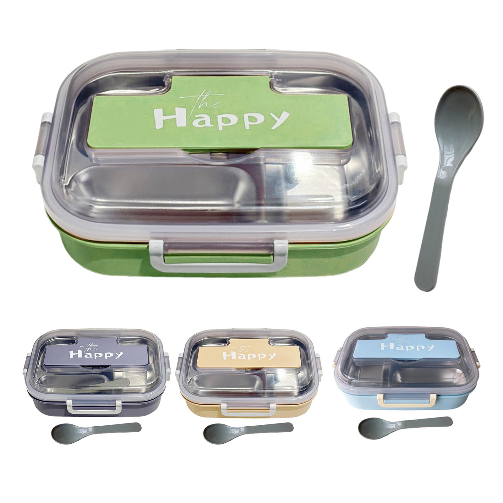 Food Storage With Dividers - Портативный ланч-бокс из нержавеющей стали, разделенный