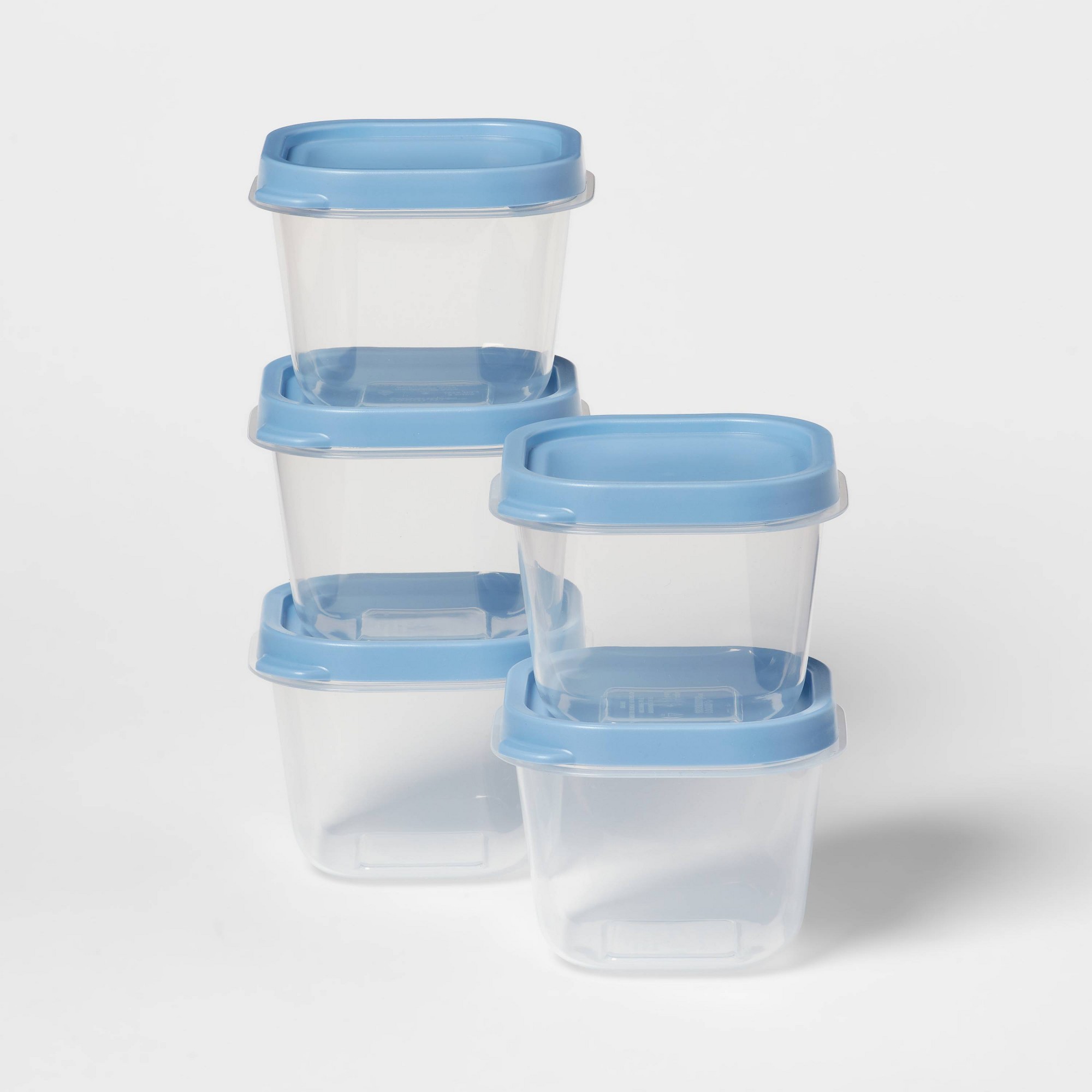 Набор из 10 синих пластиковых  – обзор и цена Food Storage Prep Containers