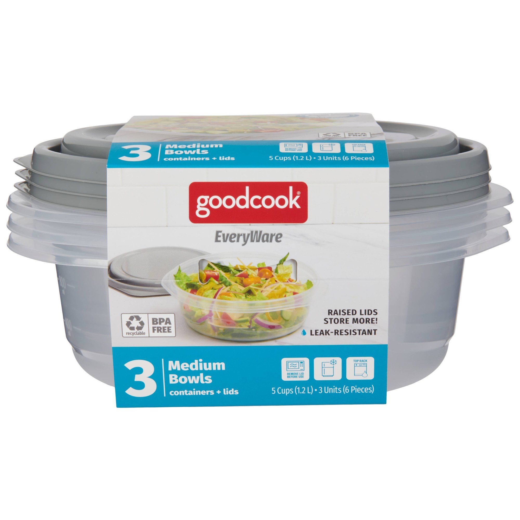 6 шт. круглых контейнеров для  – обзор и цена Food Storage Prep Containers