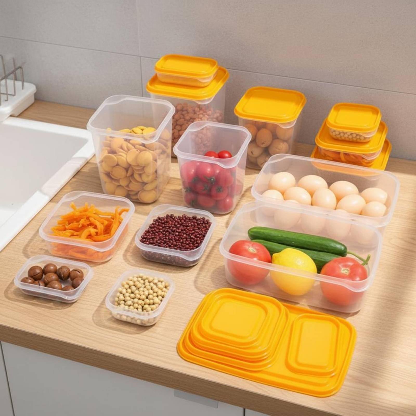 Набор из 17 герметичных пласти – обзор и цена Food Storage Lid