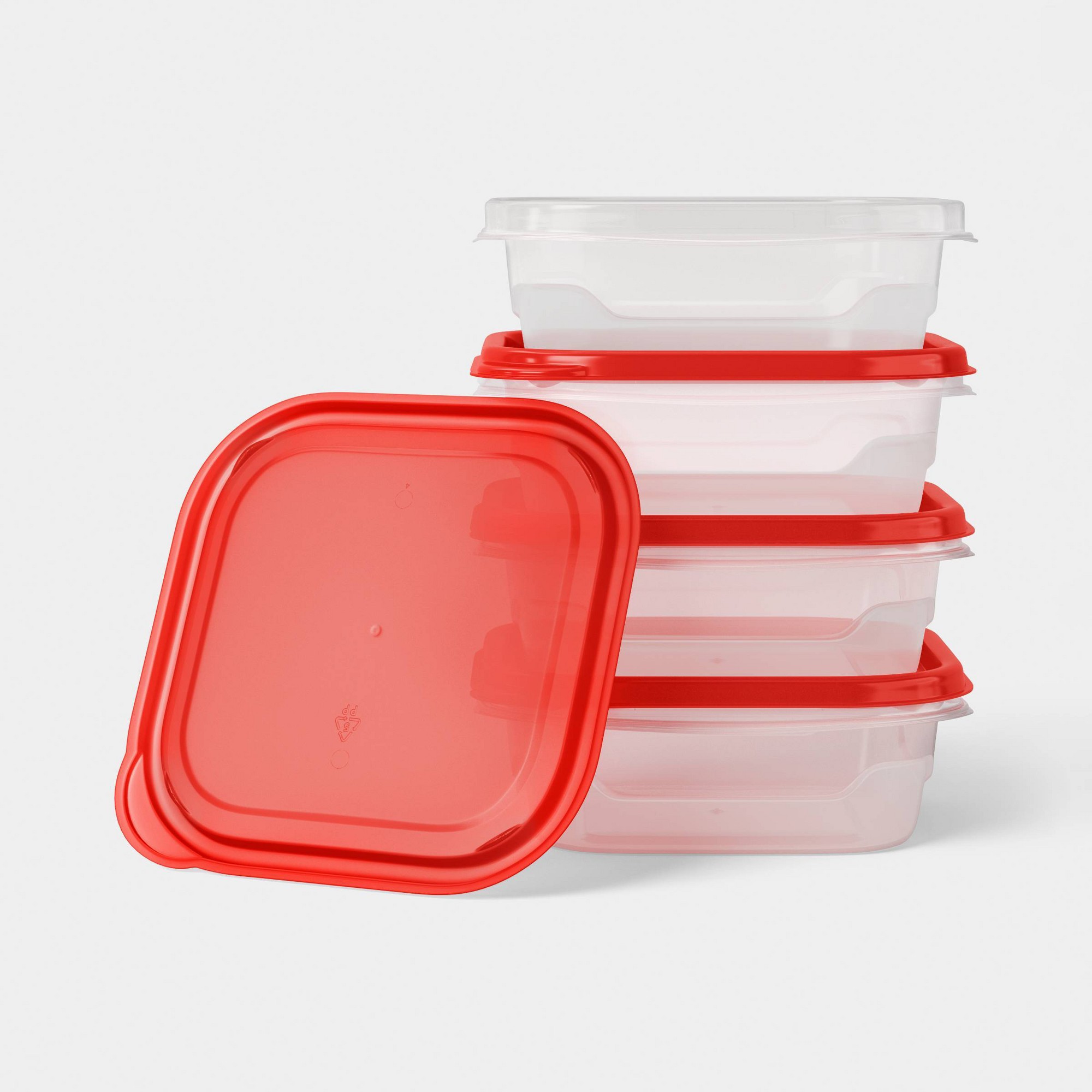 Набор из 4 маленьких квадратны – обзор и цена Food Storage Prep Containers