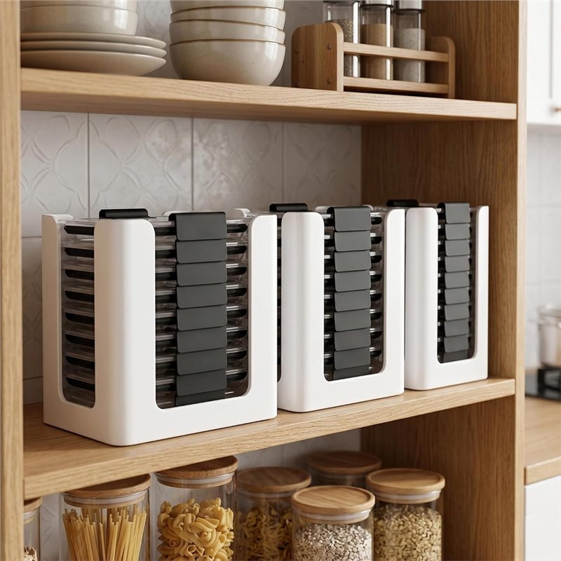 ABLN-Набор из 3 органайзеров д – обзор и цена Food Storage In Cabinets