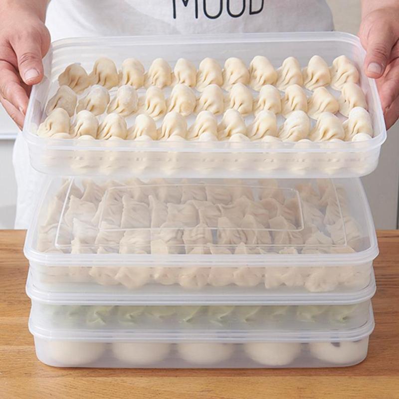 Прозрачный кухонный контейнер  – обзор и цена Food Storage With Dividers