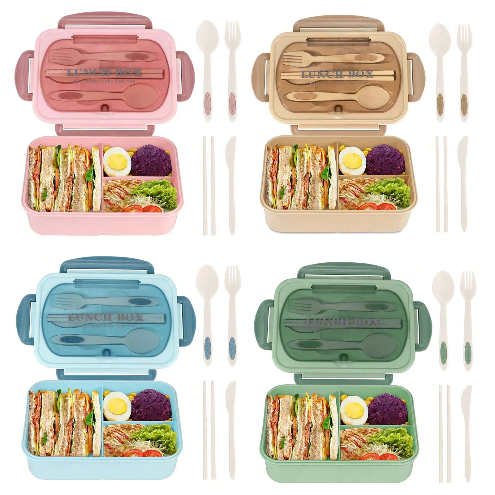 Ланч-бокс для взрослых с 3 отд – обзор и цена Food Storage Safety