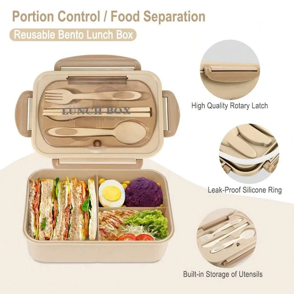 Ланч-бокс для взрослых с 3 отд – обзор и цена Food Storage Safety