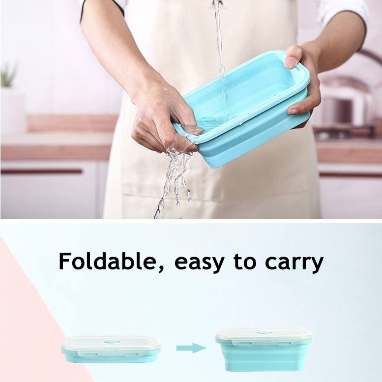 Складной силиконовый контейнер – обзор и цена Food Storage Safe