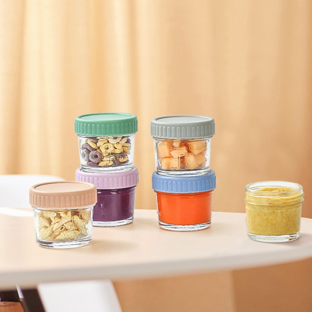 6 шт. стеклянная банка для дет – обзор и цена Food Storage Glass Box