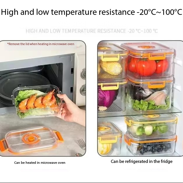 Вакуумная коробка для хранения – обзор и цена Food Storage With Dividers