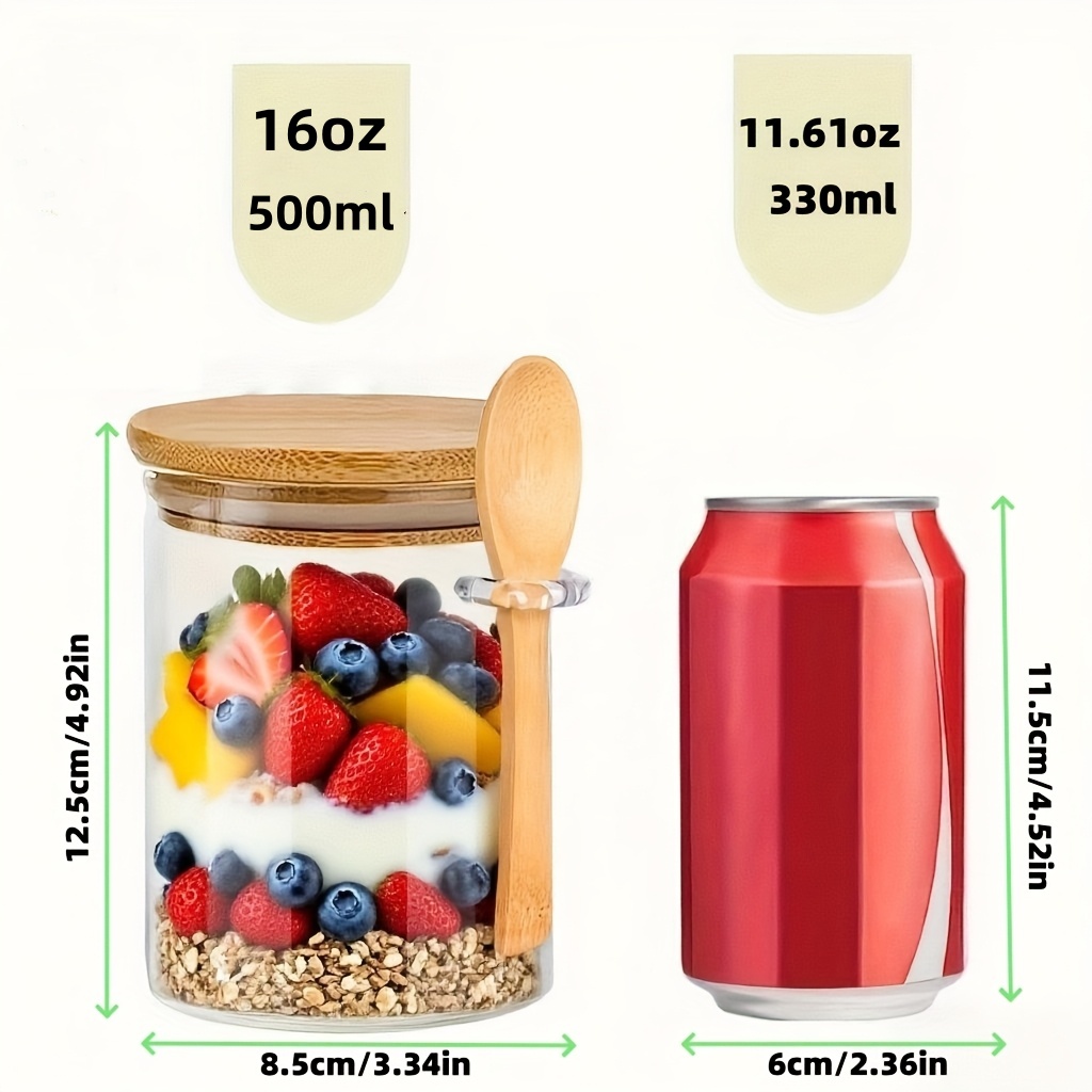 Набор стеклянных чашек для овс – обзор и цена Food Storage Glass Box