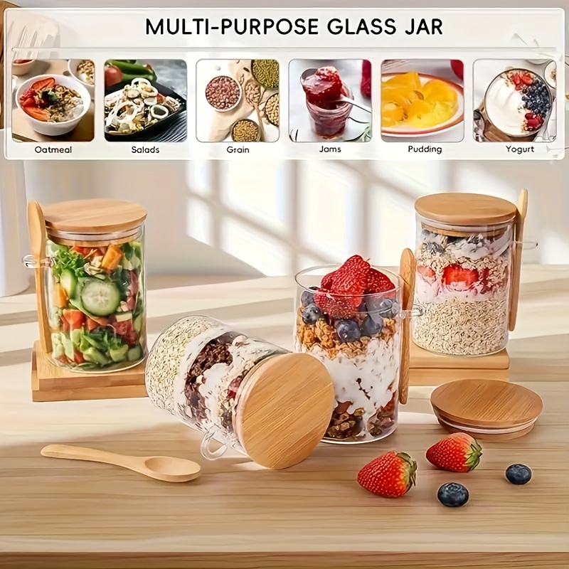 Набор стеклянных чашек для овс – обзор и цена Food Storage Glass Box