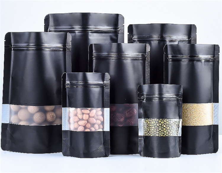 100 шт. стоячая матовая черная – обзор и цена Food Storage Zipper