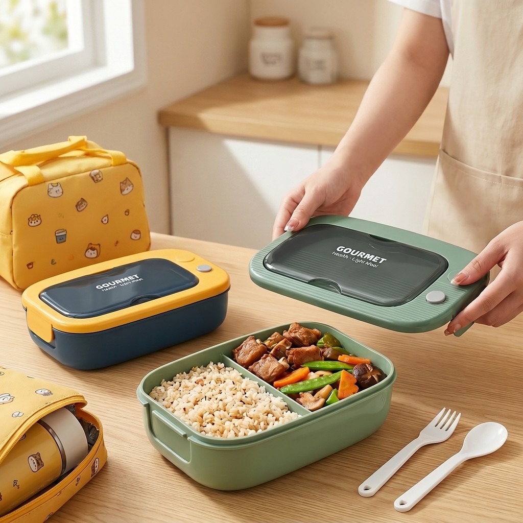 Пластиковый ланч-бокс для микр – обзор и цена Food Storage Prep Containers