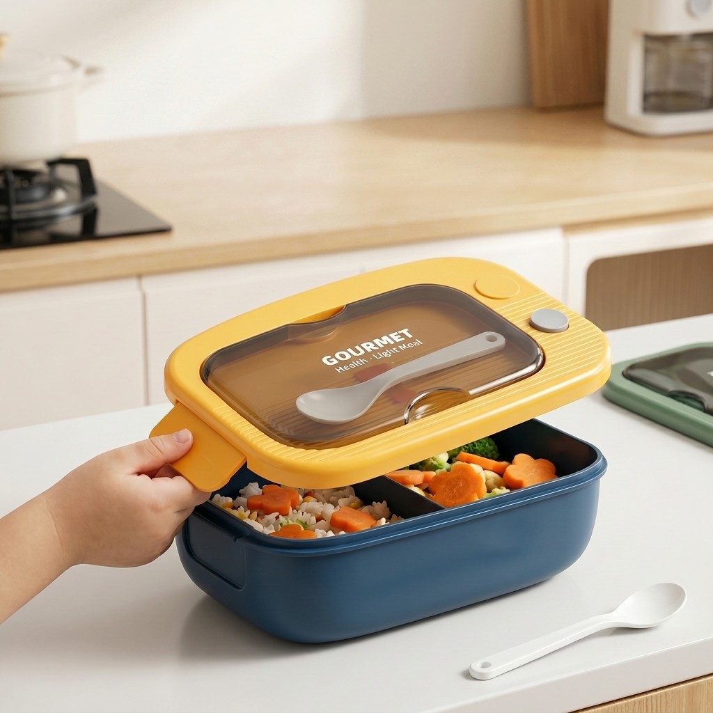 Пластиковый ланч-бокс для микр – обзор и цена Food Storage Prep Containers