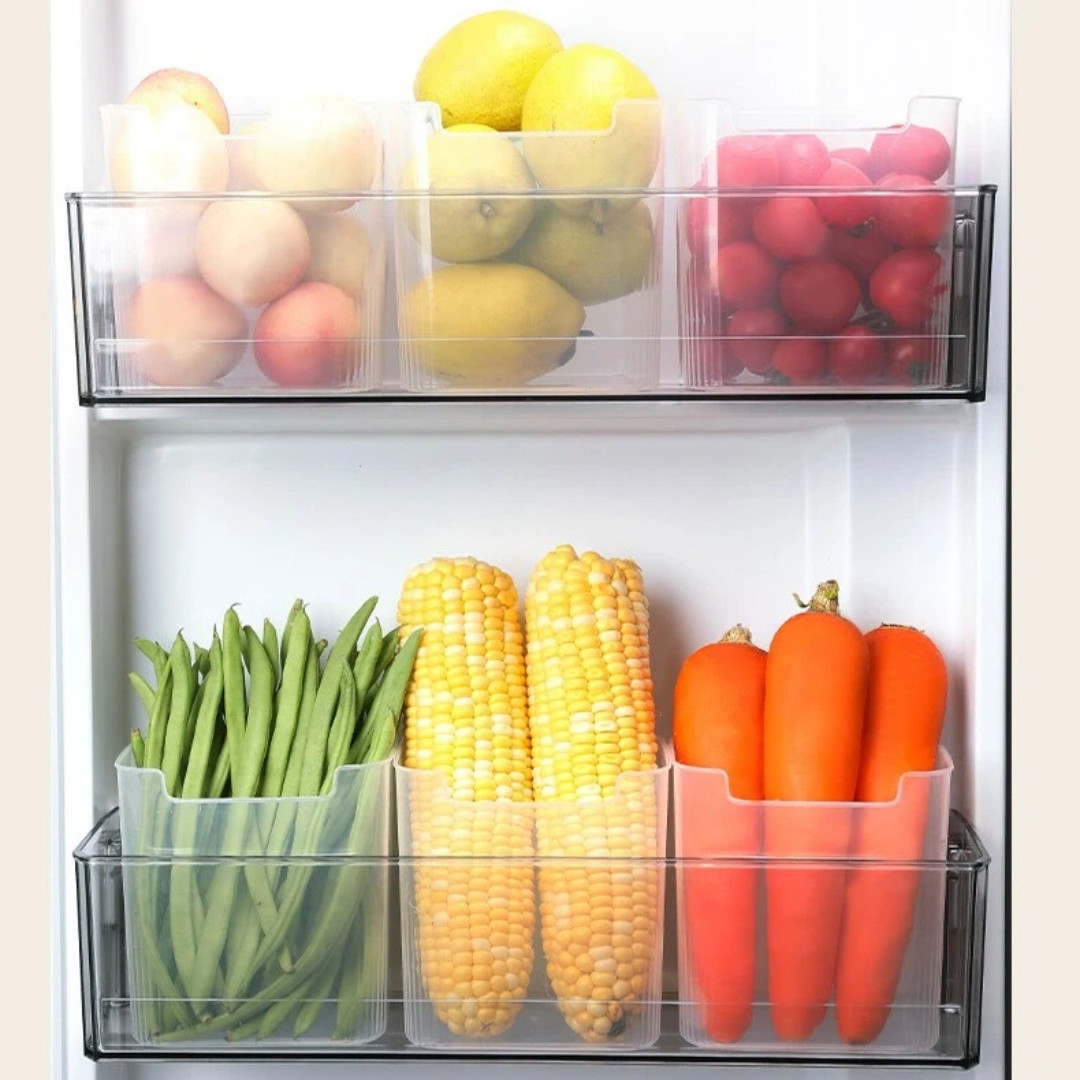 Многоразовый прозрачный пласти – обзор и цена Food Storage With Dividers