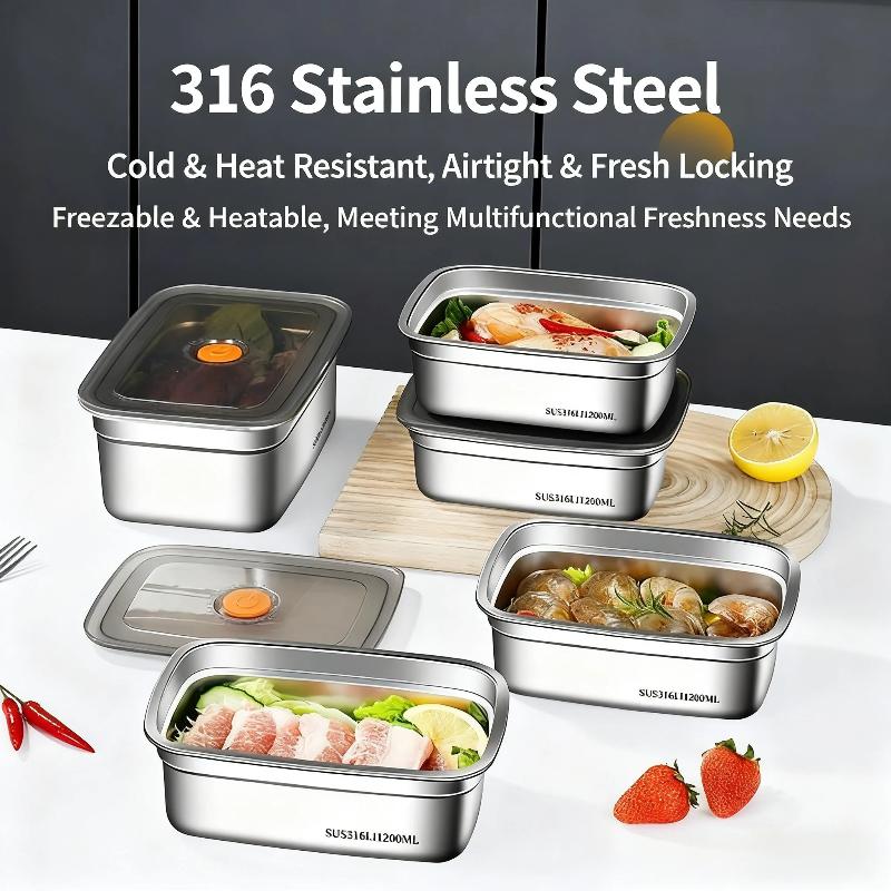 Герметичный ланч-бокс из нержа – обзор и цена Food Storage Safe